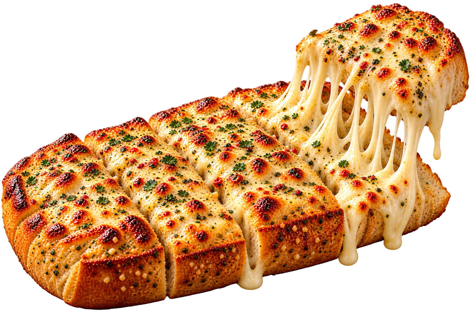 Gooey Garlic Cheese Pull Apart Bread